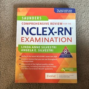 Saunders NCLEX-RN Examination Review Book - Multicolor
